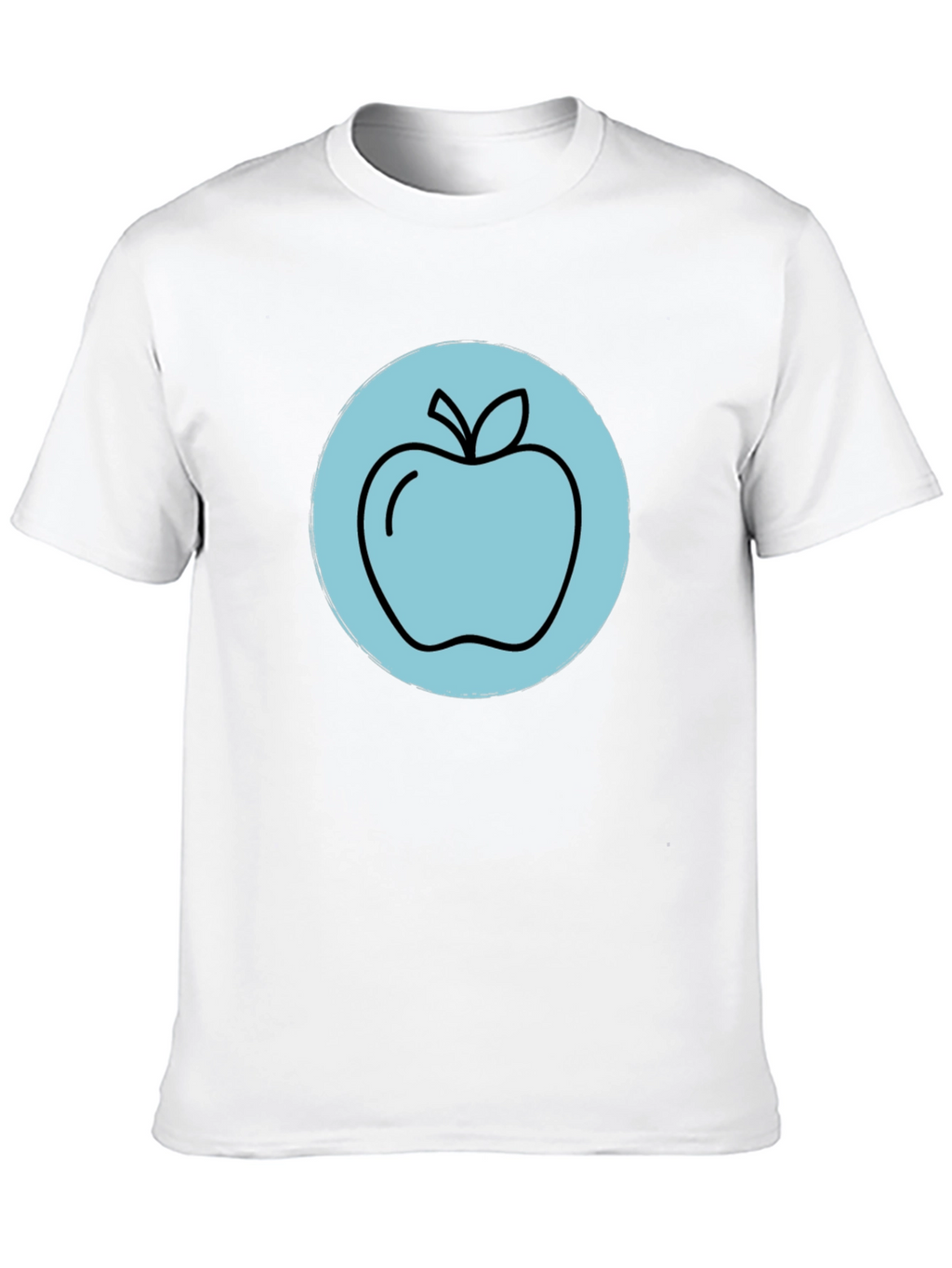 Apple Graphic Black T-Shirt