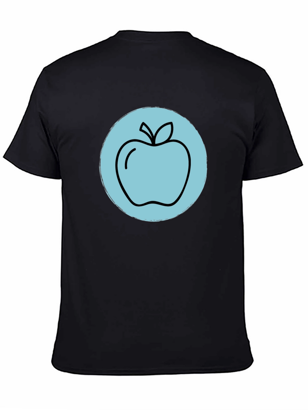 Apple Graphic Black T-Shirt