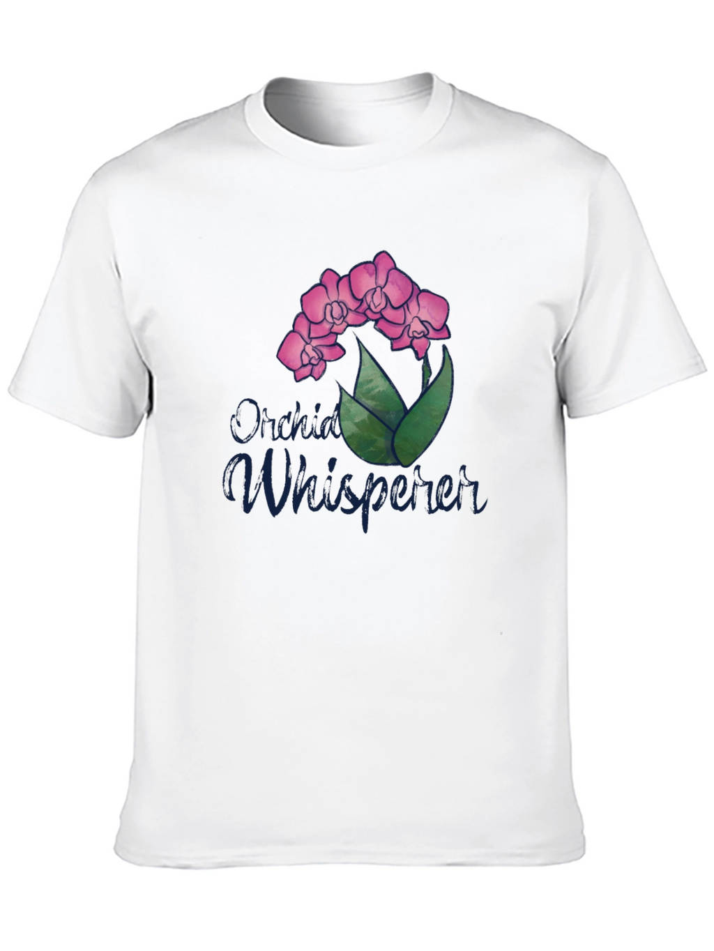 Orchid Whisperer T-Shirt - Floral Design