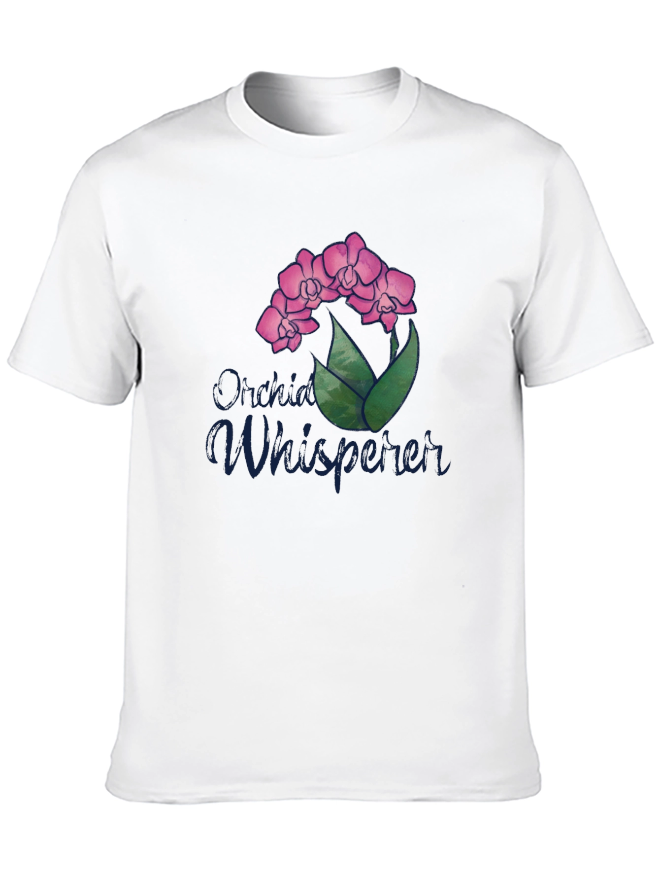 Orchid Whisperer T-Shirt - Floral Design