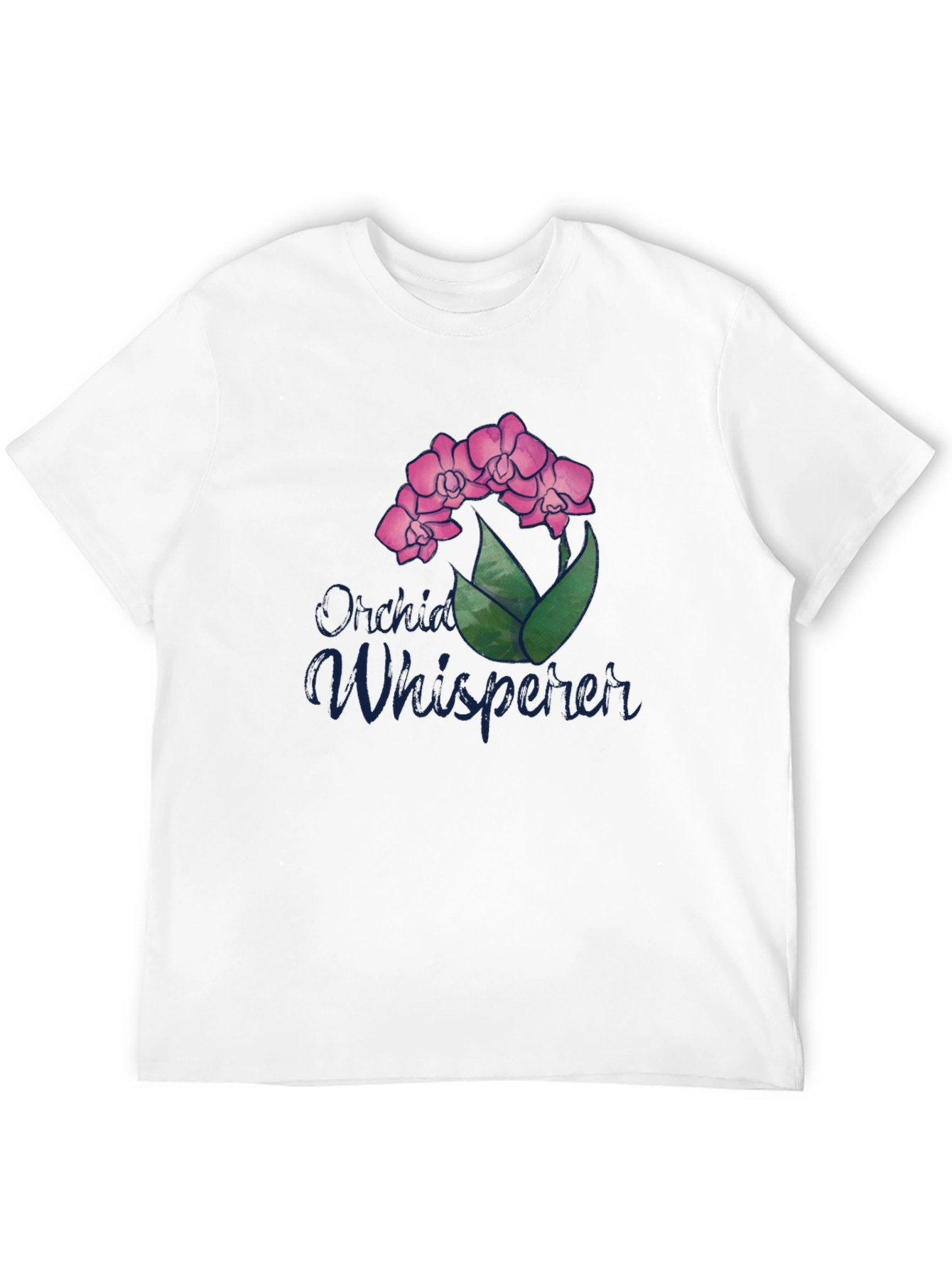 Orchid Whisperer T-Shirt - Floral Design