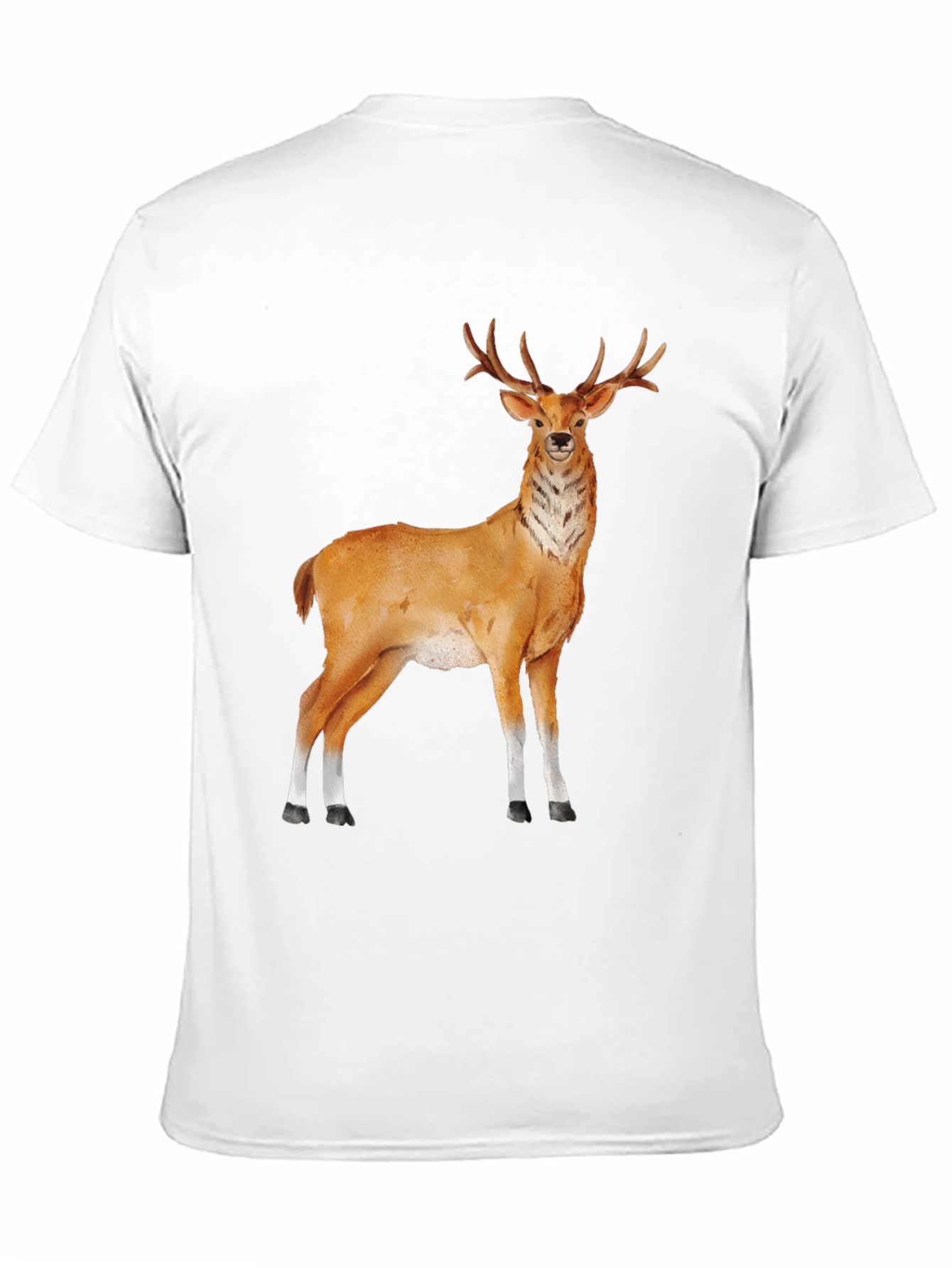 Deer Graphic Tee - Classic Black T-Shirt