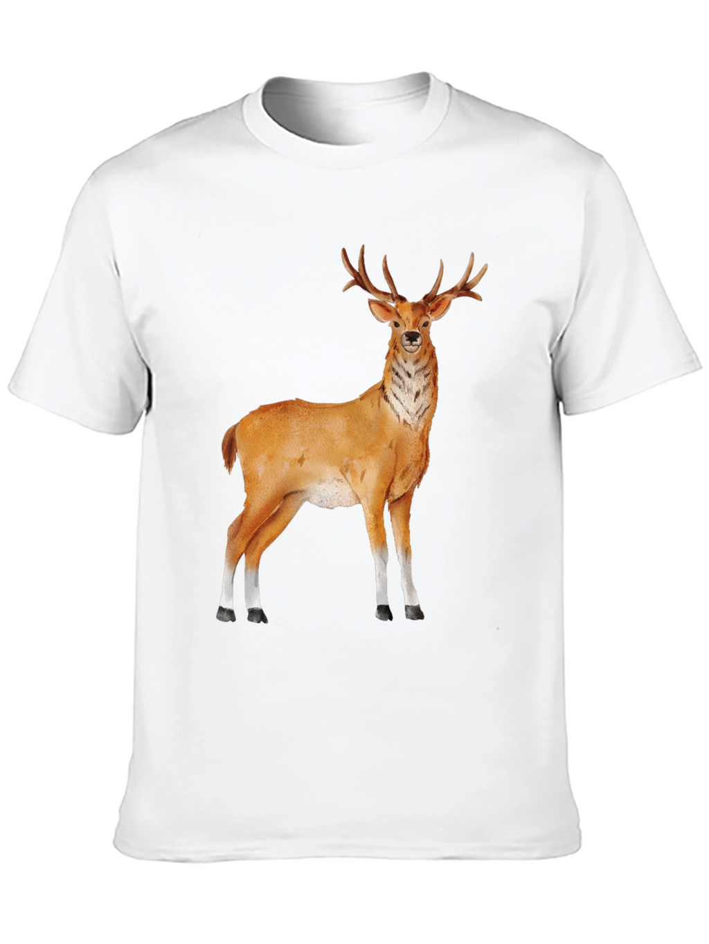 Deer Graphic Tee - Classic Black T-Shirt