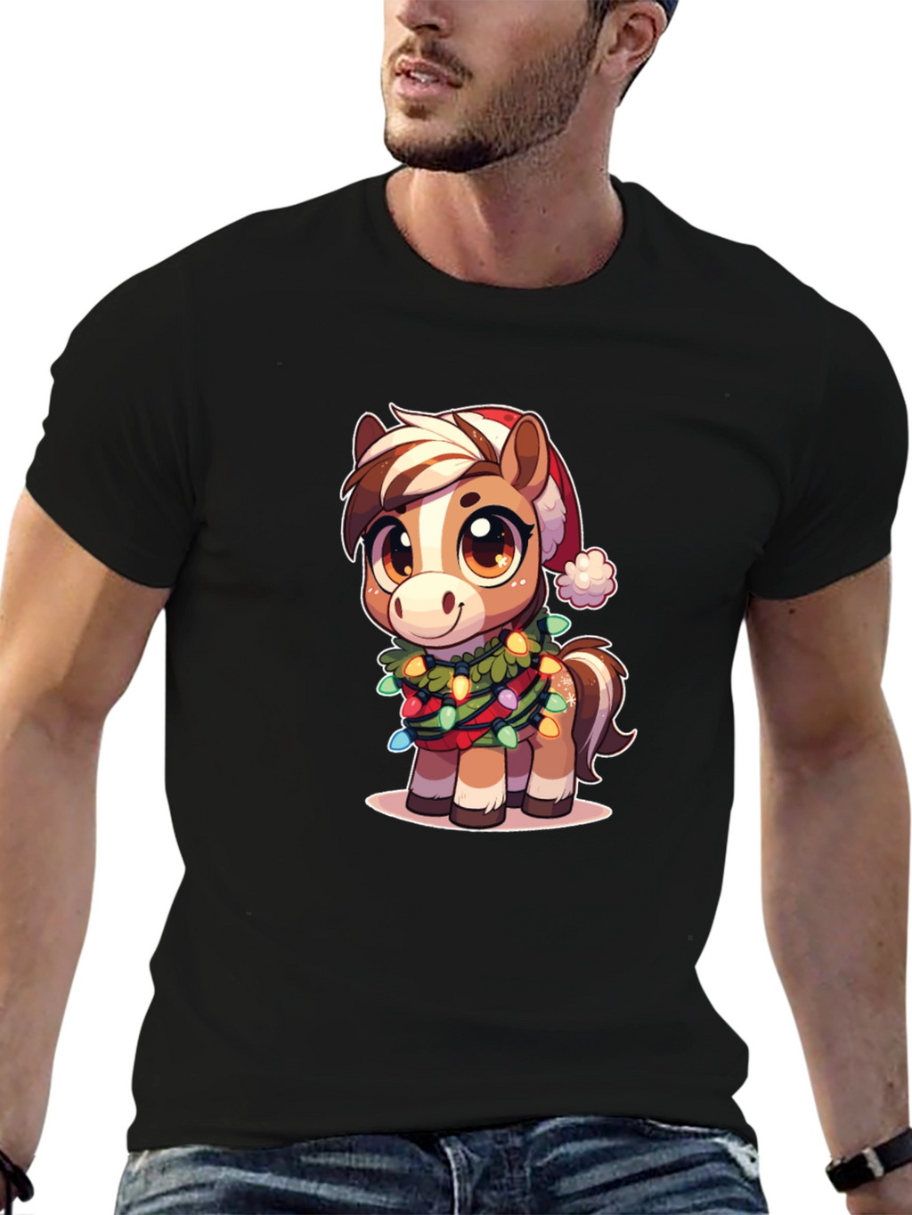 Festive Horse Graphic Tee