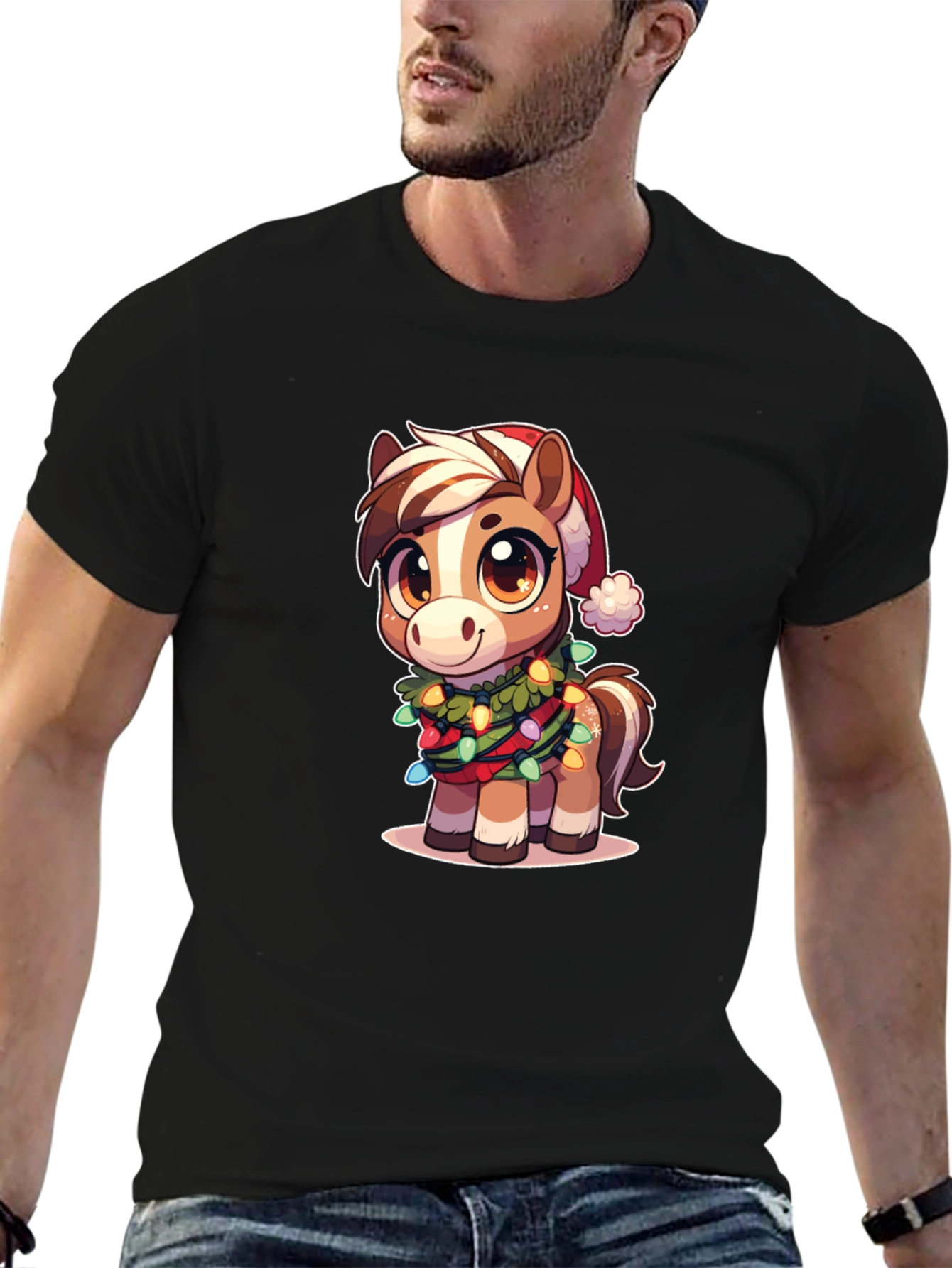 Festive Horse Graphic Tee