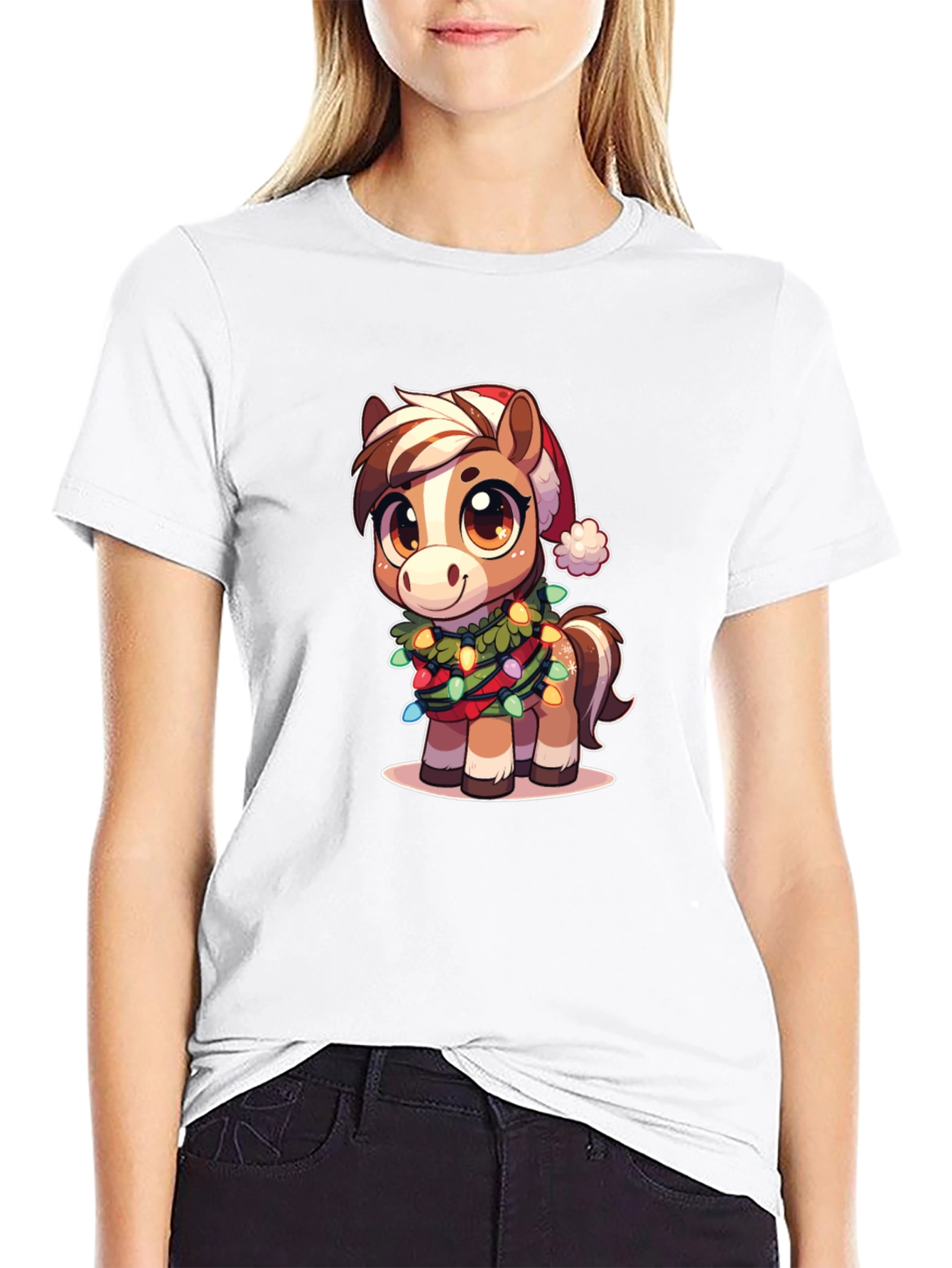 Festive Horse Graphic Tee