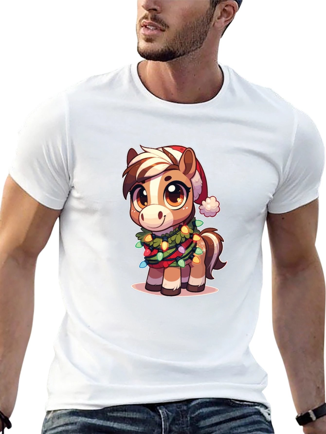 Festive Horse Graphic Tee
