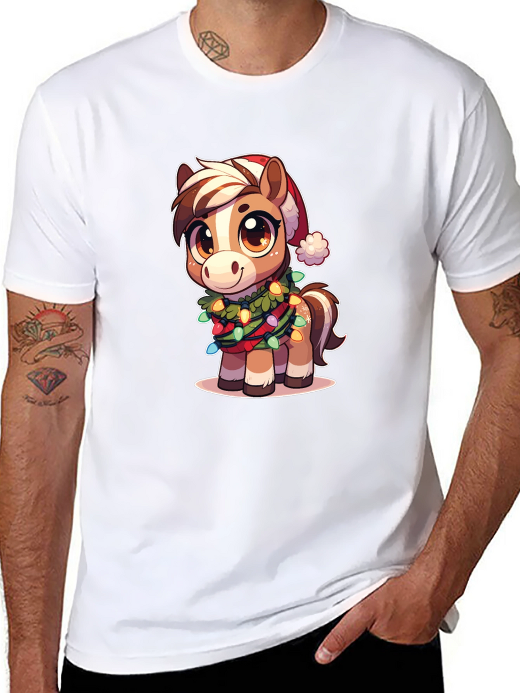 Festive Horse Graphic Tee