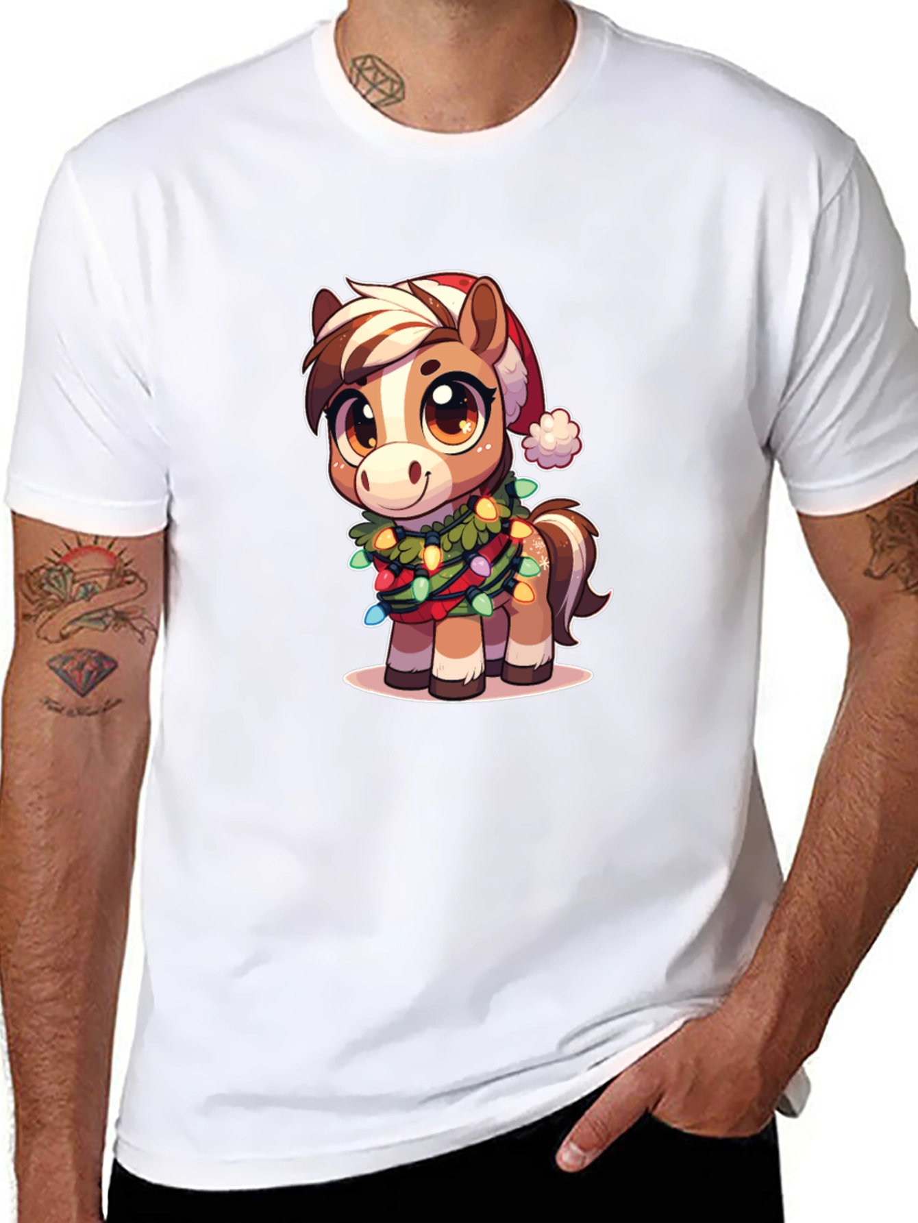 Festive Horse Graphic Tee