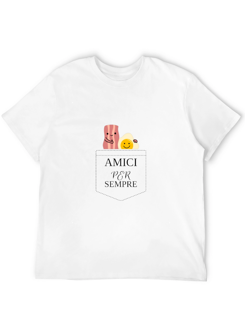 Amici Per Sempre Graphic Tee - Bacon & Egg