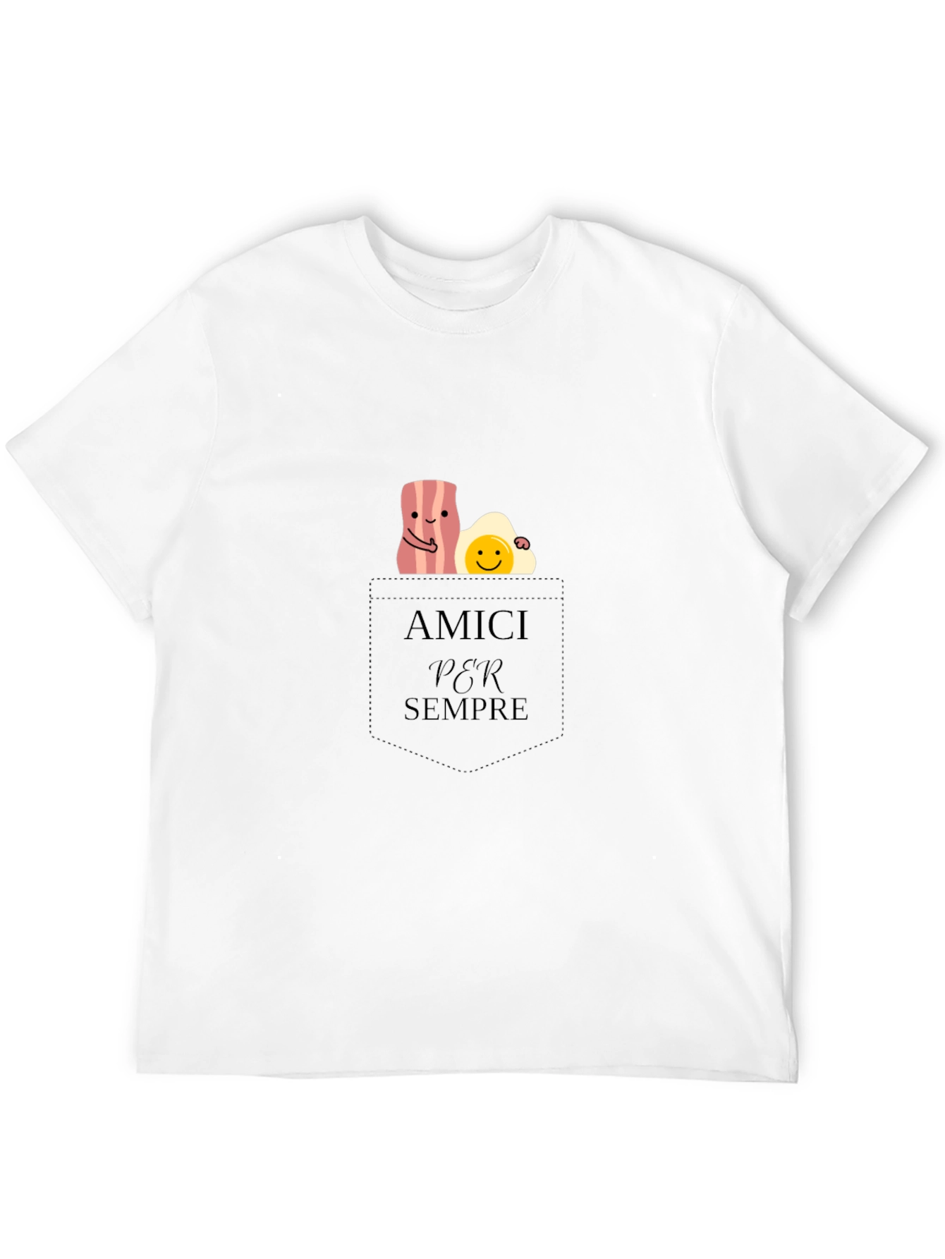 Amici Per Sempre Graphic Tee - Bacon & Egg