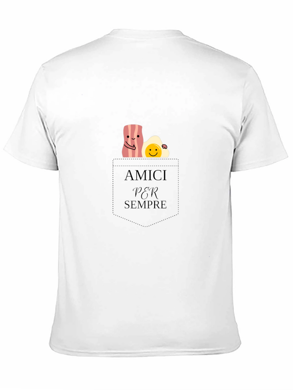 Amici Per Sempre Graphic Tee - Bacon & Egg