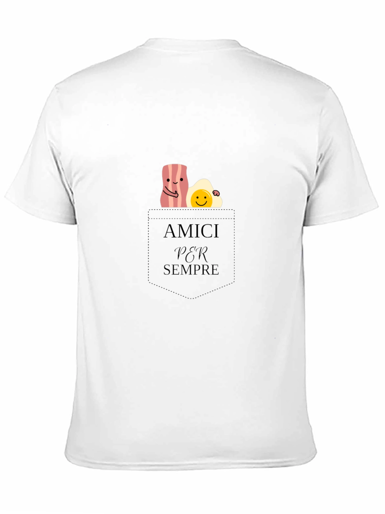 Amici Per Sempre Graphic Tee - Bacon & Egg