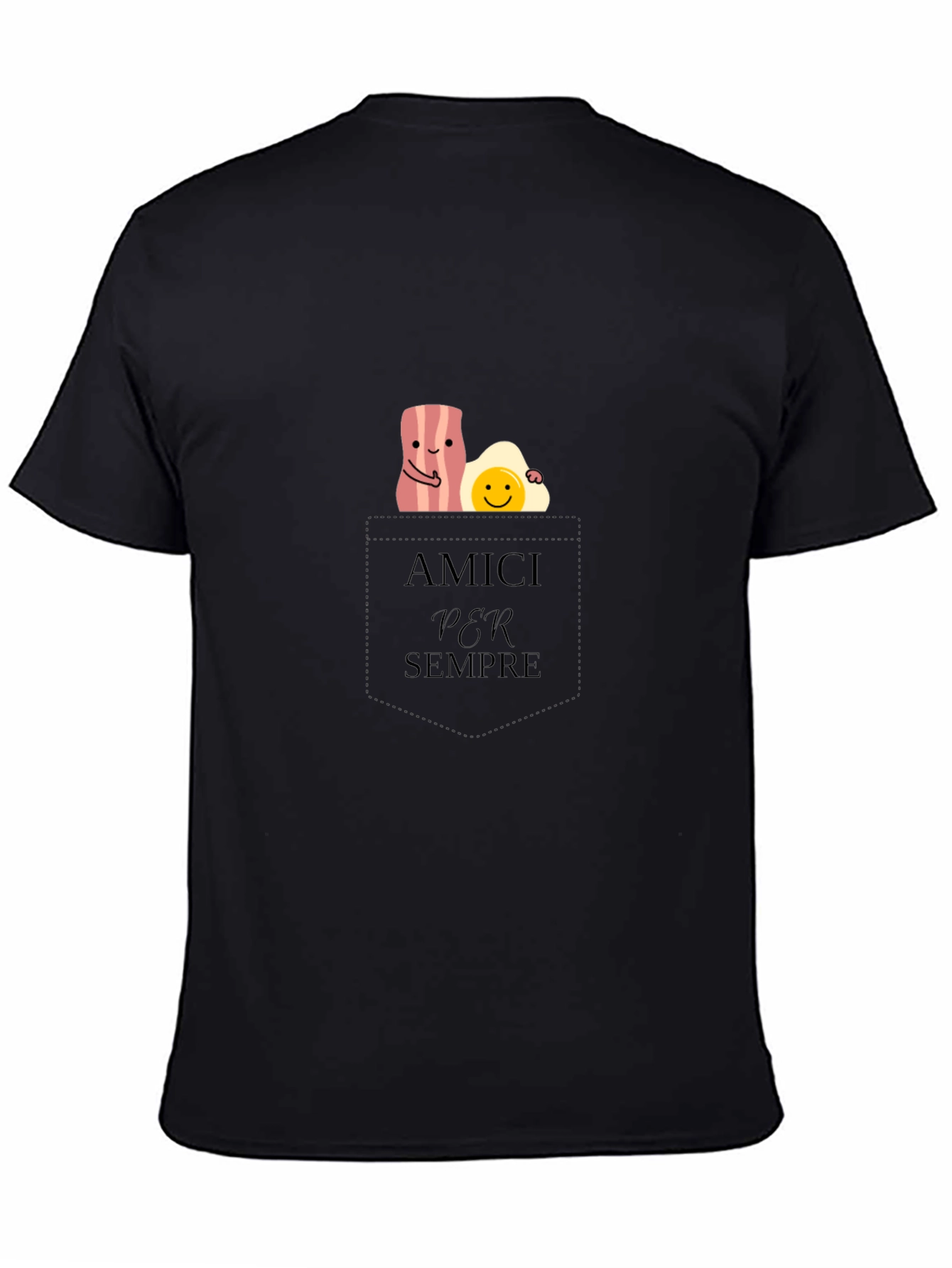 Amici Per Sempre Graphic Tee - Bacon & Egg