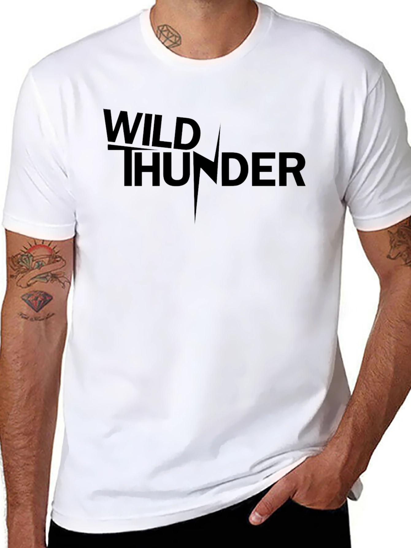 Wild Thunder Graphic Tee - Black T-Shirt