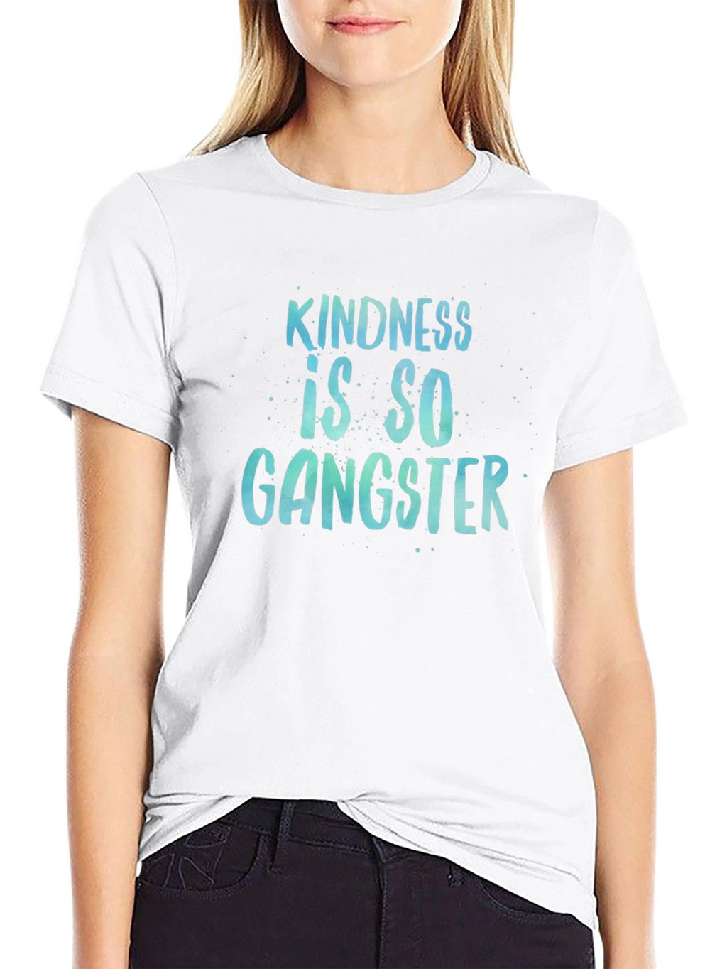 Kindness is So Gangster Black T-Shirt