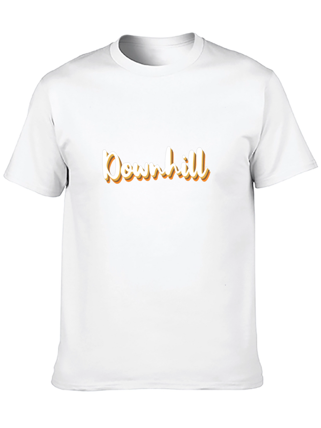 Downhill Graphic Tee - Stylish Black T-Shirt