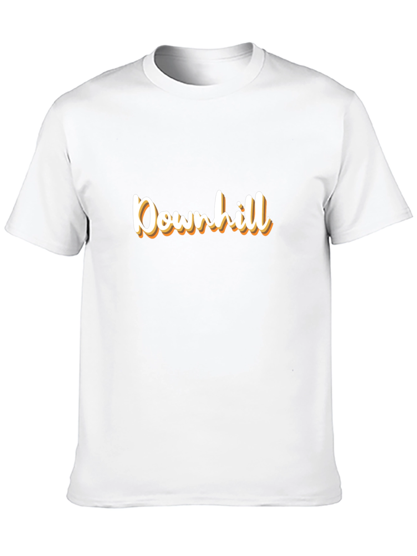 Downhill Graphic Tee - Stylish Black T-Shirt