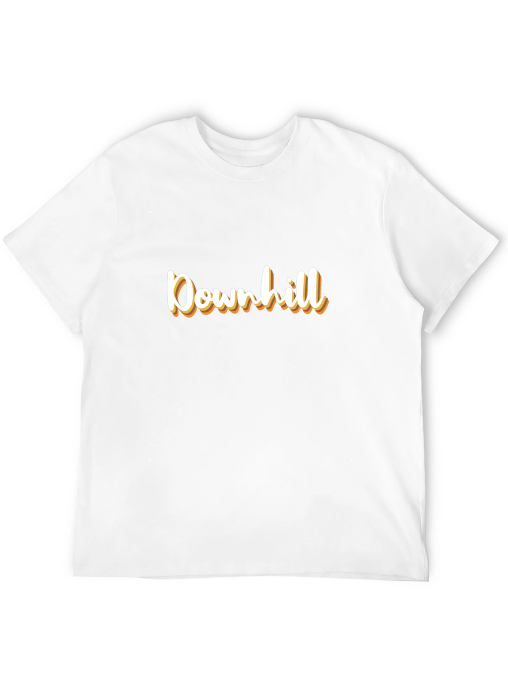 Downhill Graphic Tee - Stylish Black T-Shirt