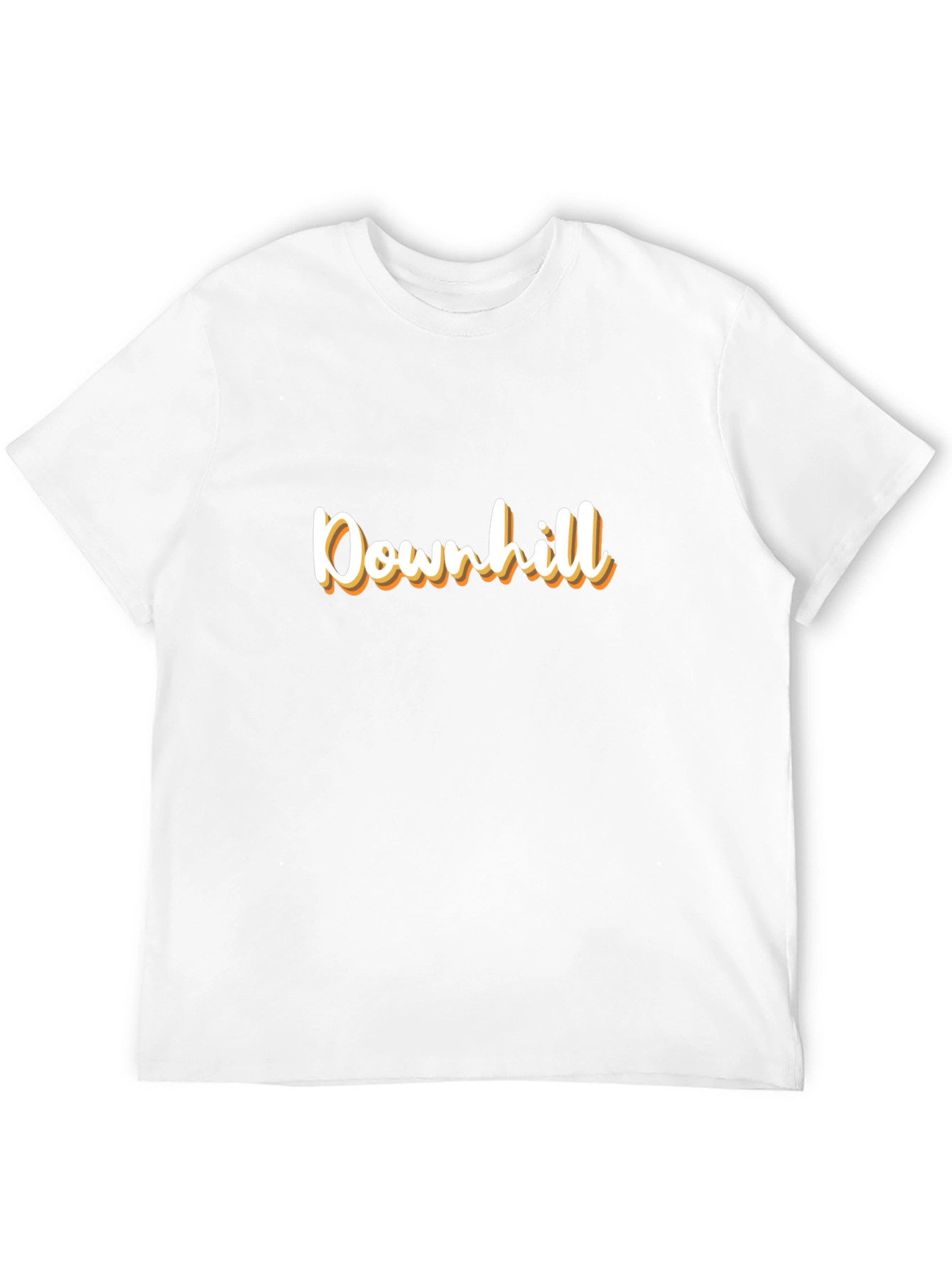Downhill Graphic Tee - Stylish Black T-Shirt