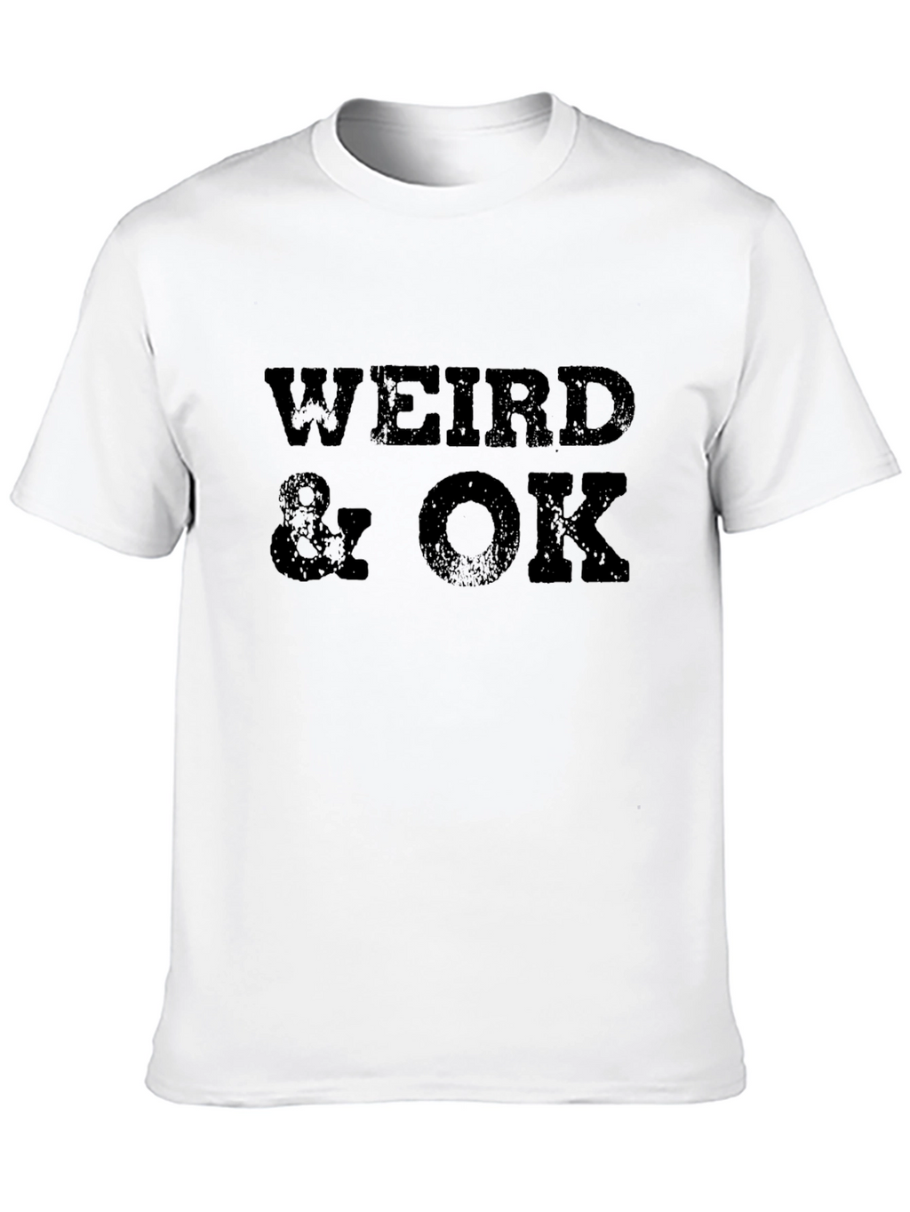 Weird & OK Graphic Tee - Mens Black T-Shirt