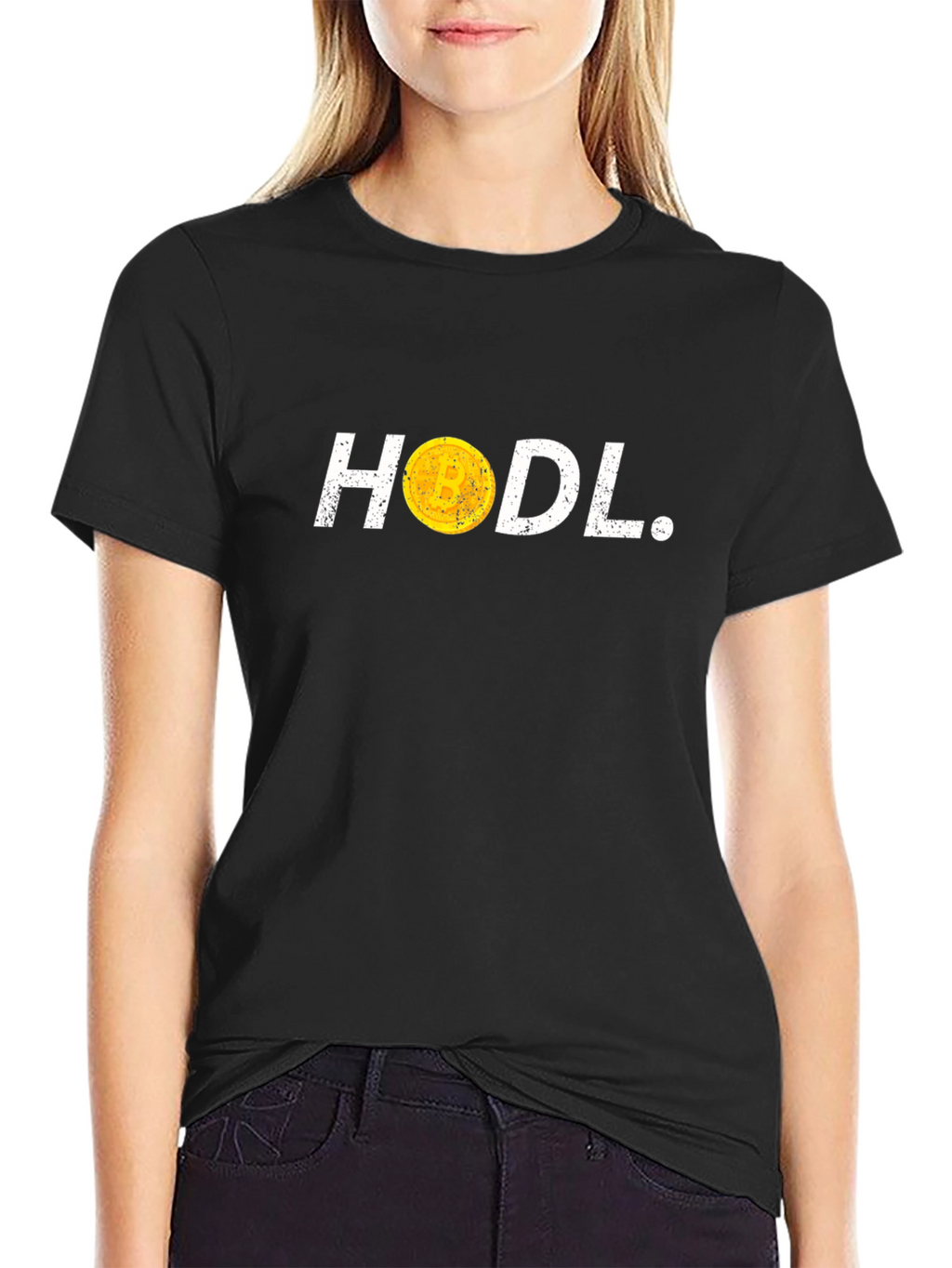 HODL Bitcoin Crypto T-Shirt - Black Tee