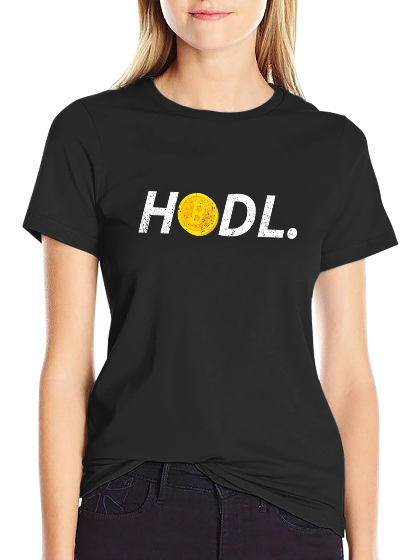 HODL Bitcoin Crypto T-Shirt - Black Tee