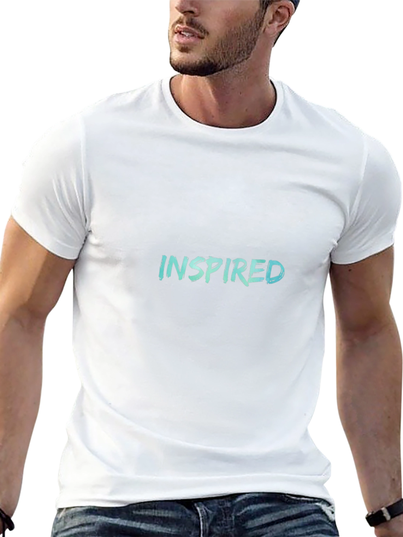 Inspired Graphic Black T-Shirt