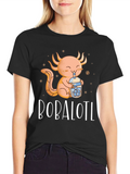 Bobalotl Axolotl Bubble Tea T-Shirt