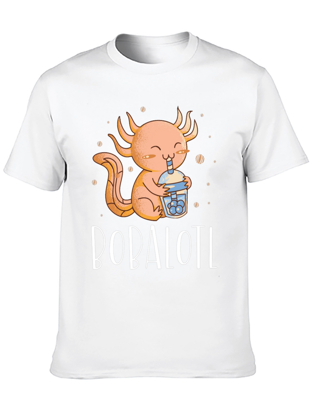 Bobalotl Axolotl Bubble Tea T-Shirt