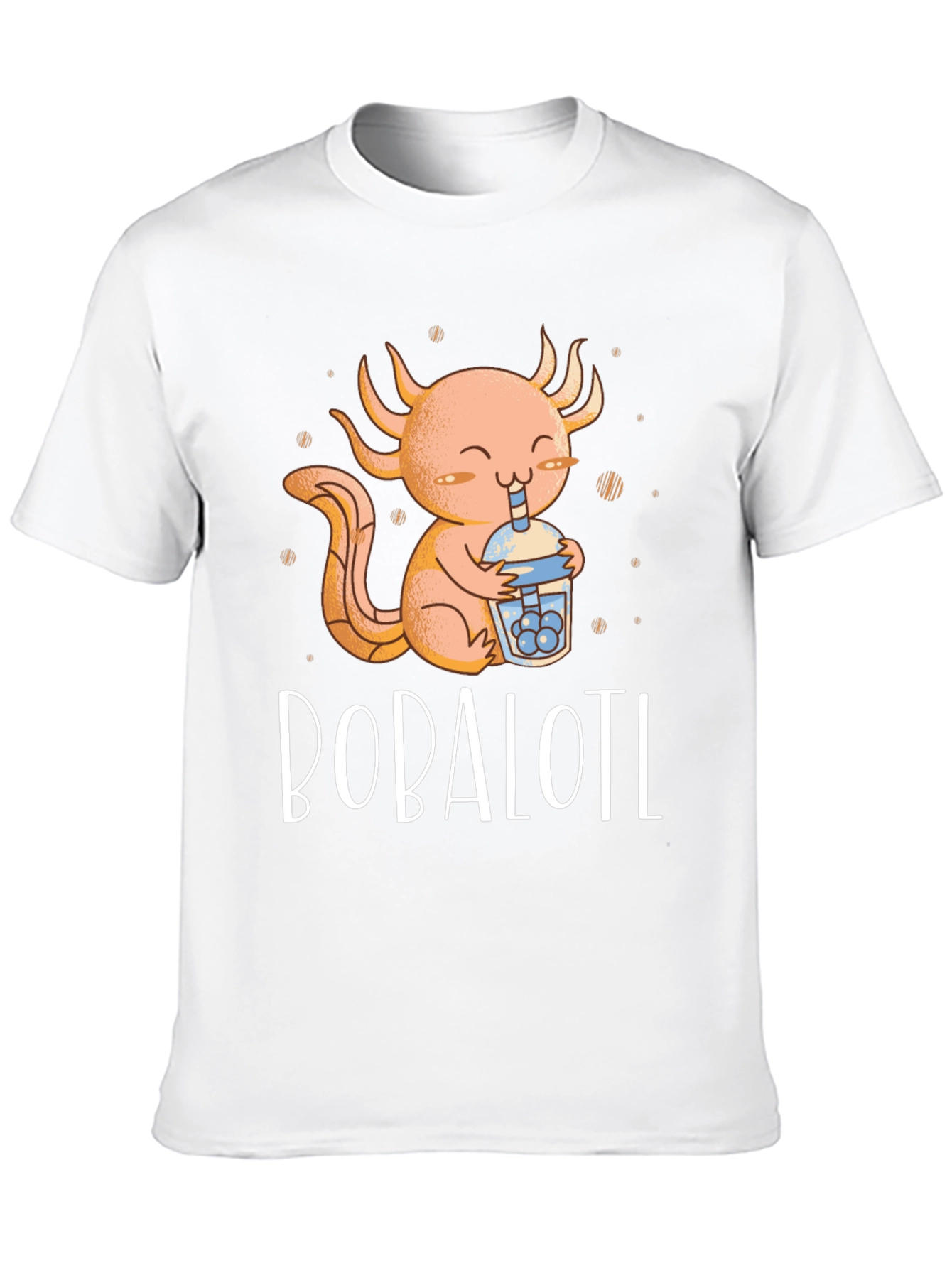 Bobalotl Axolotl Bubble Tea T-Shirt