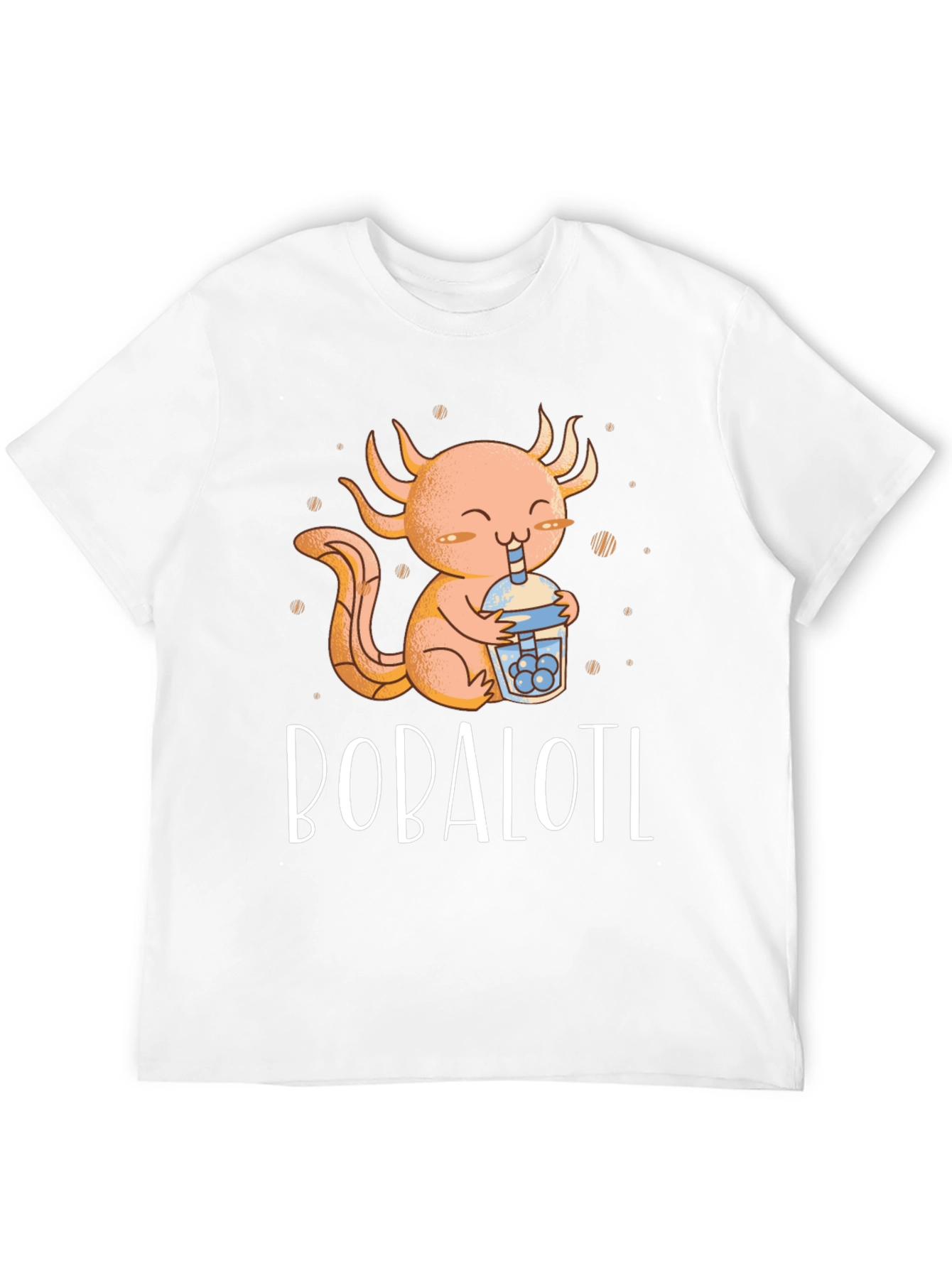 Bobalotl Axolotl Bubble Tea T-Shirt