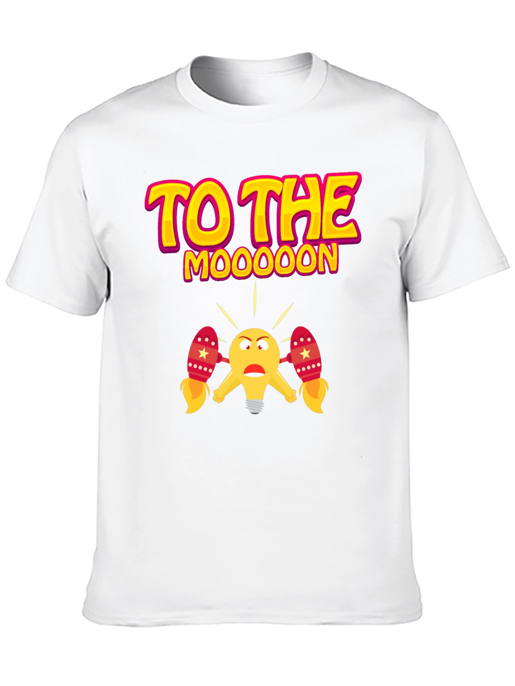 To The Moooon Black Graphic Tee