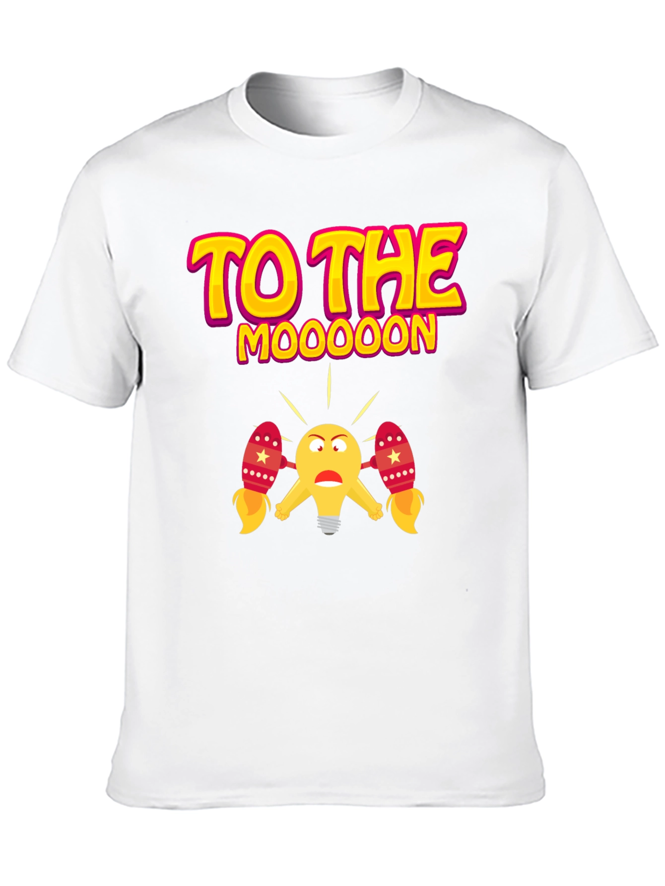 To The Moooon Black Graphic Tee