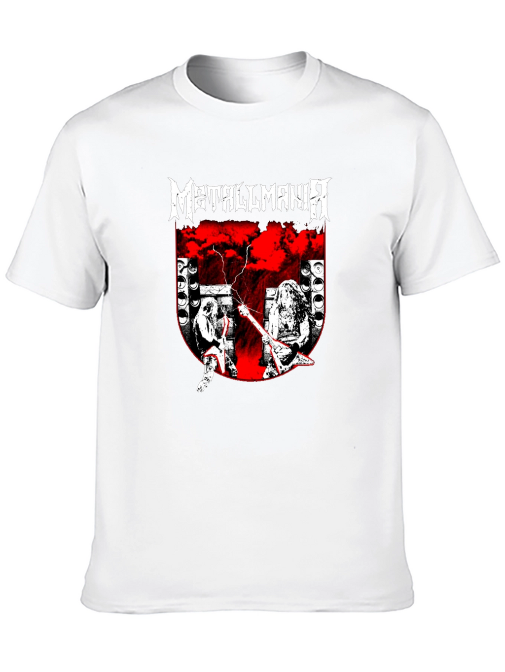 Metallmania Band Tee - Black Heavy Metal Concert T-Shirt