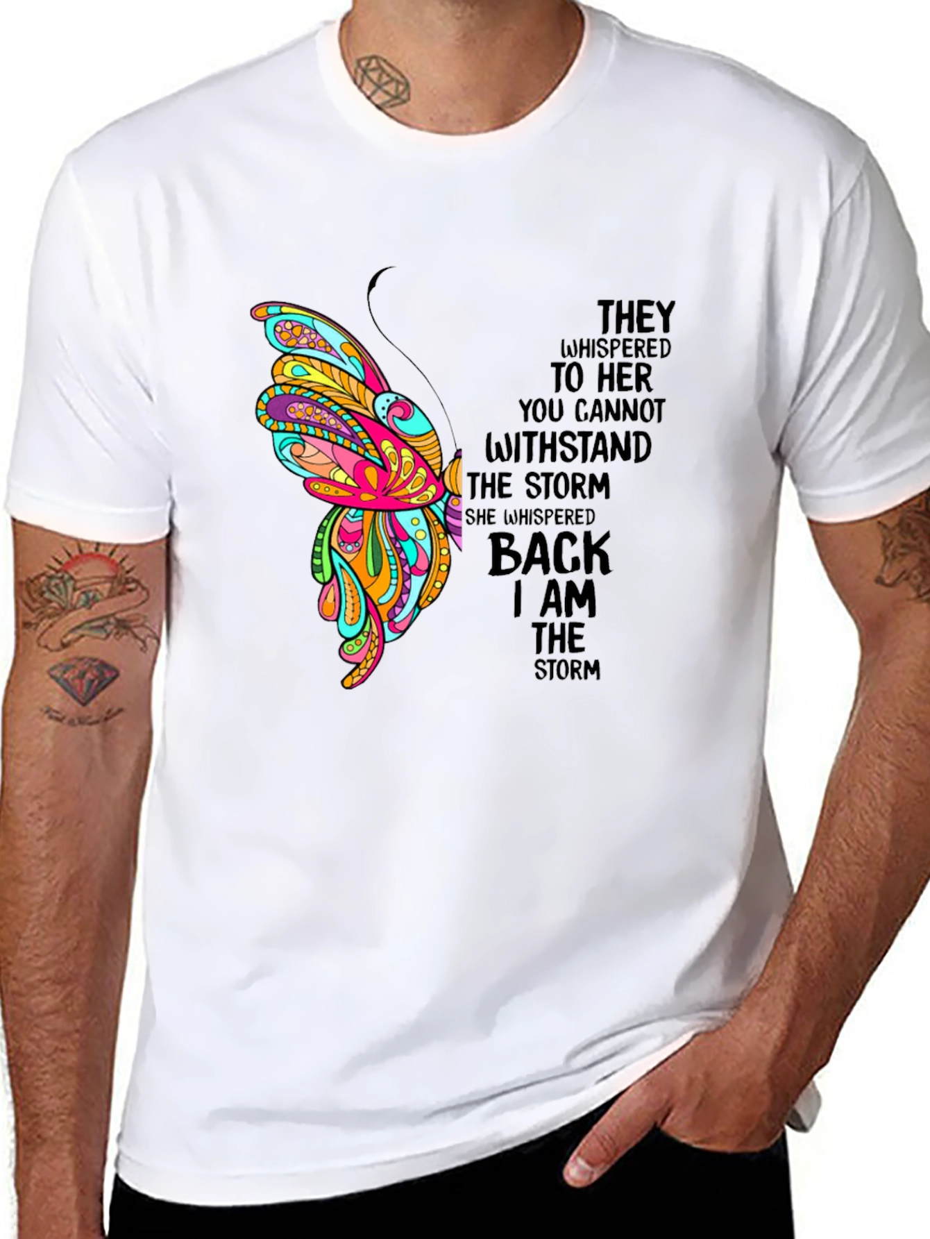 I Am The Storm Butterfly Graphic Tee