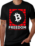 Freedom New Era Bitcoin Graphic Tee