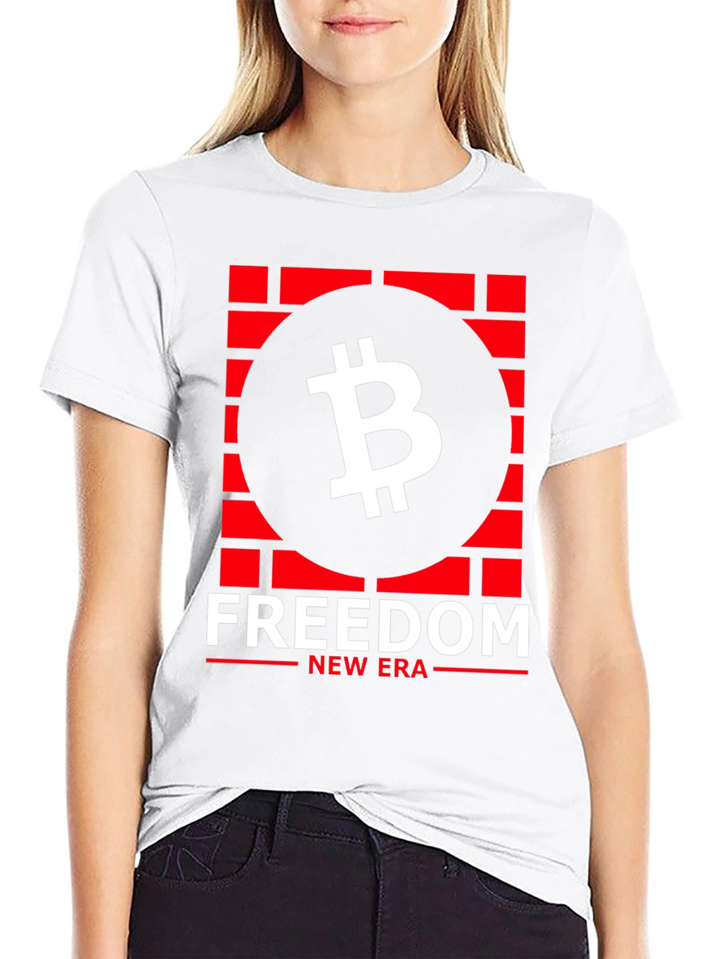 Freedom New Era Bitcoin Graphic Tee