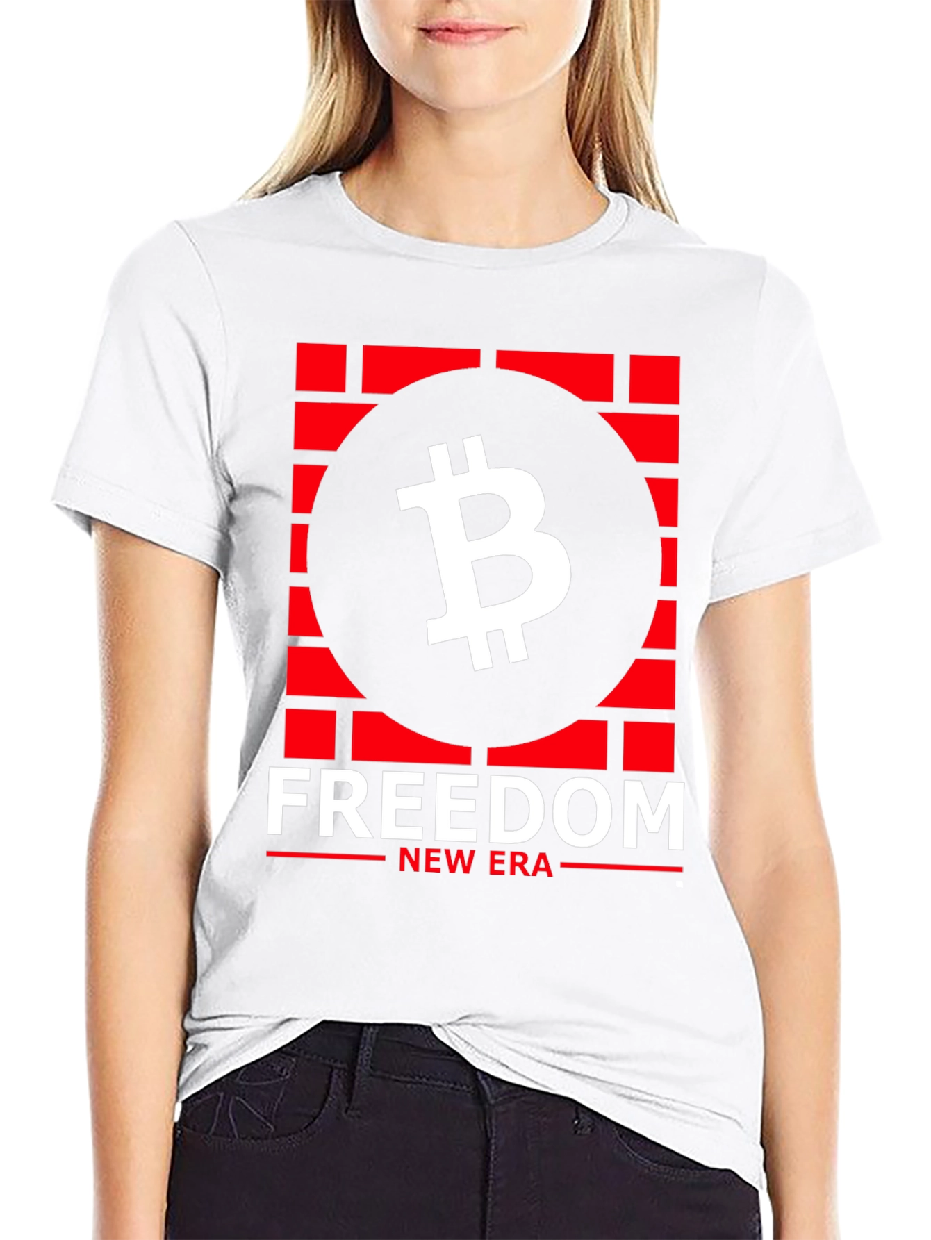 Freedom New Era Bitcoin Graphic Tee