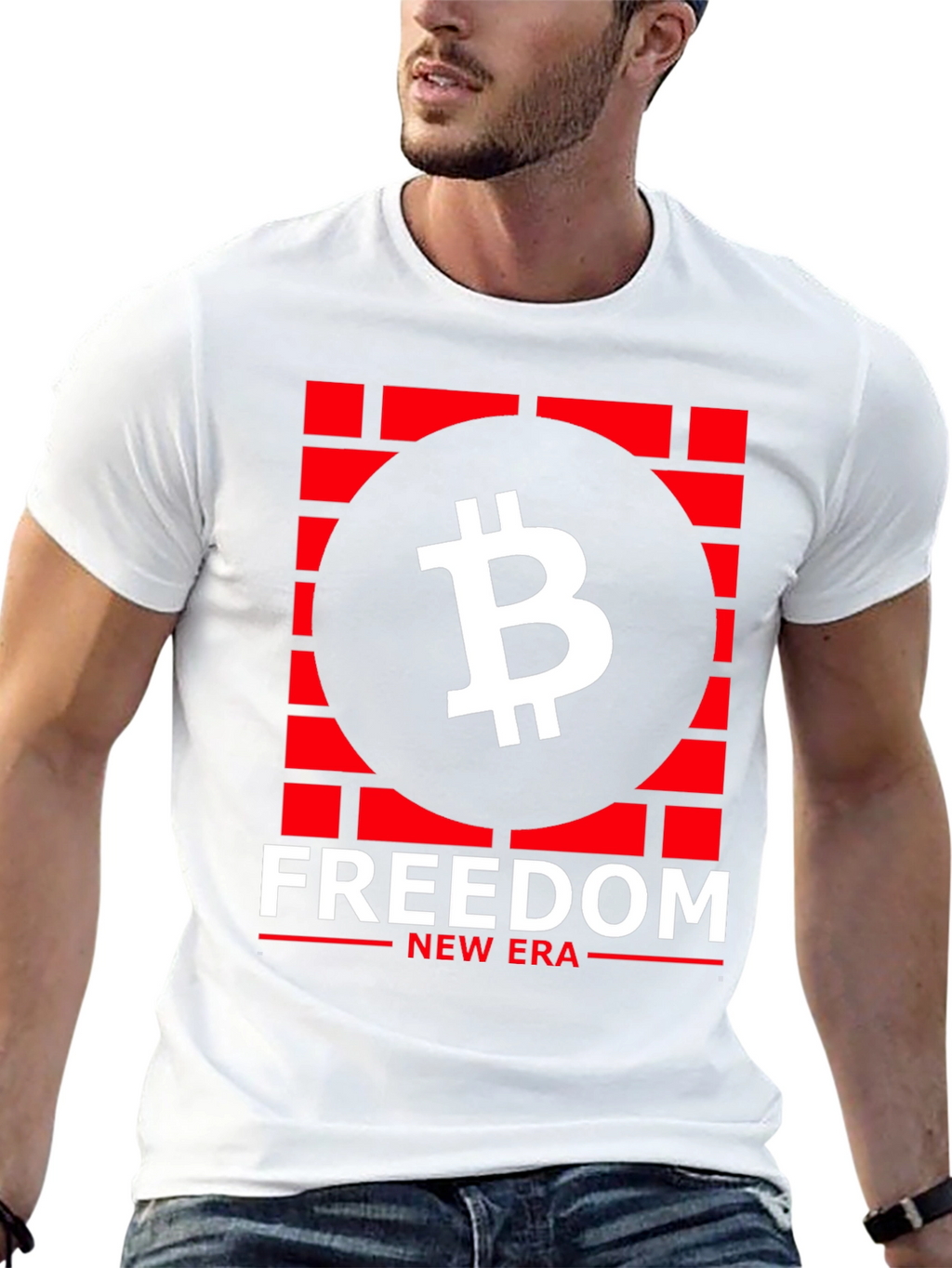 Freedom New Era Bitcoin Graphic Tee