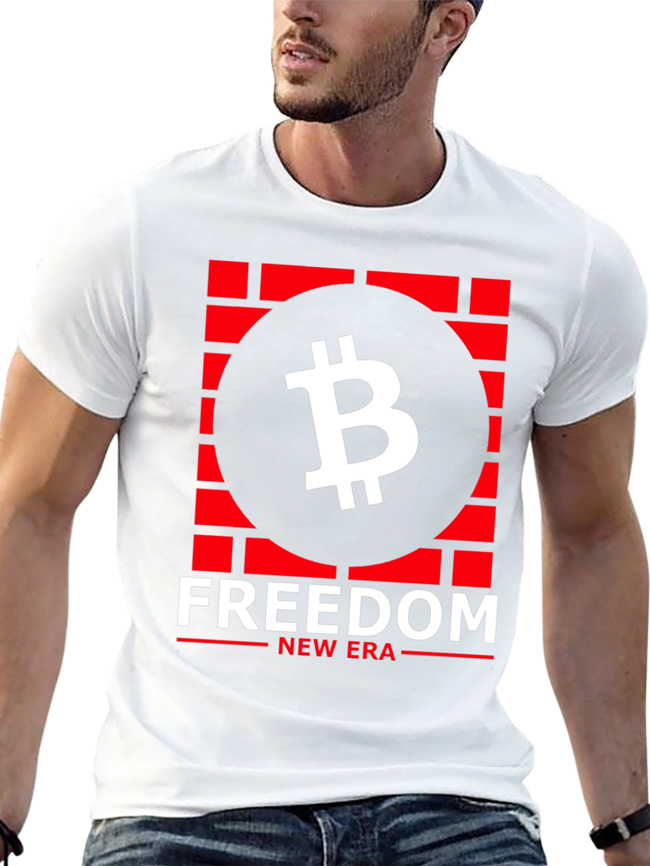 Freedom New Era Bitcoin Graphic Tee