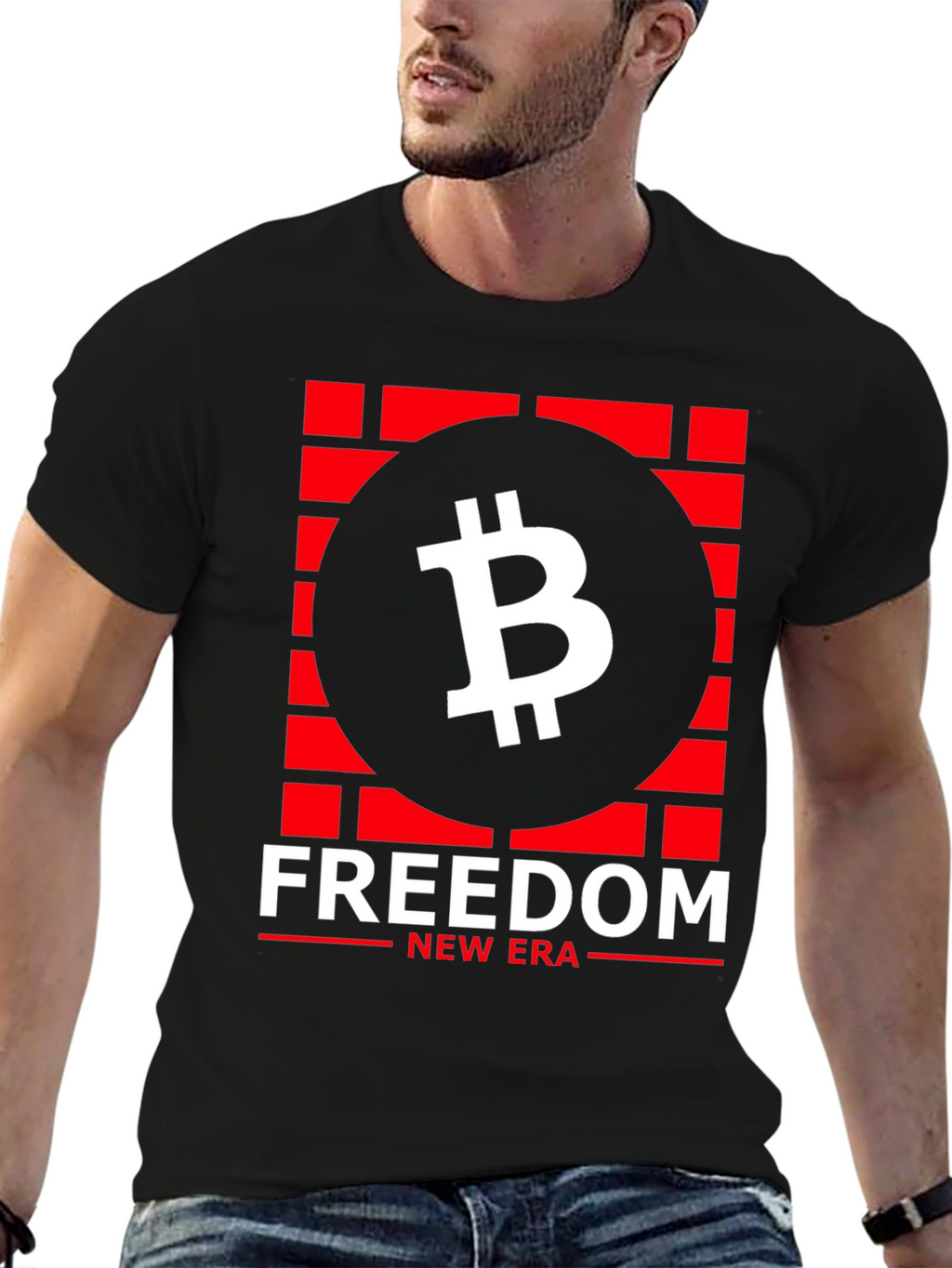 Freedom New Era Bitcoin Graphic Tee