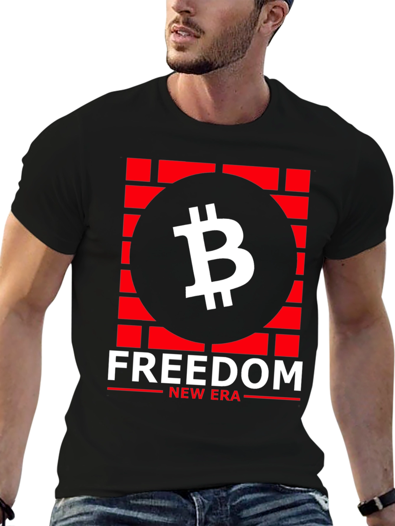 Freedom New Era Bitcoin Graphic Tee