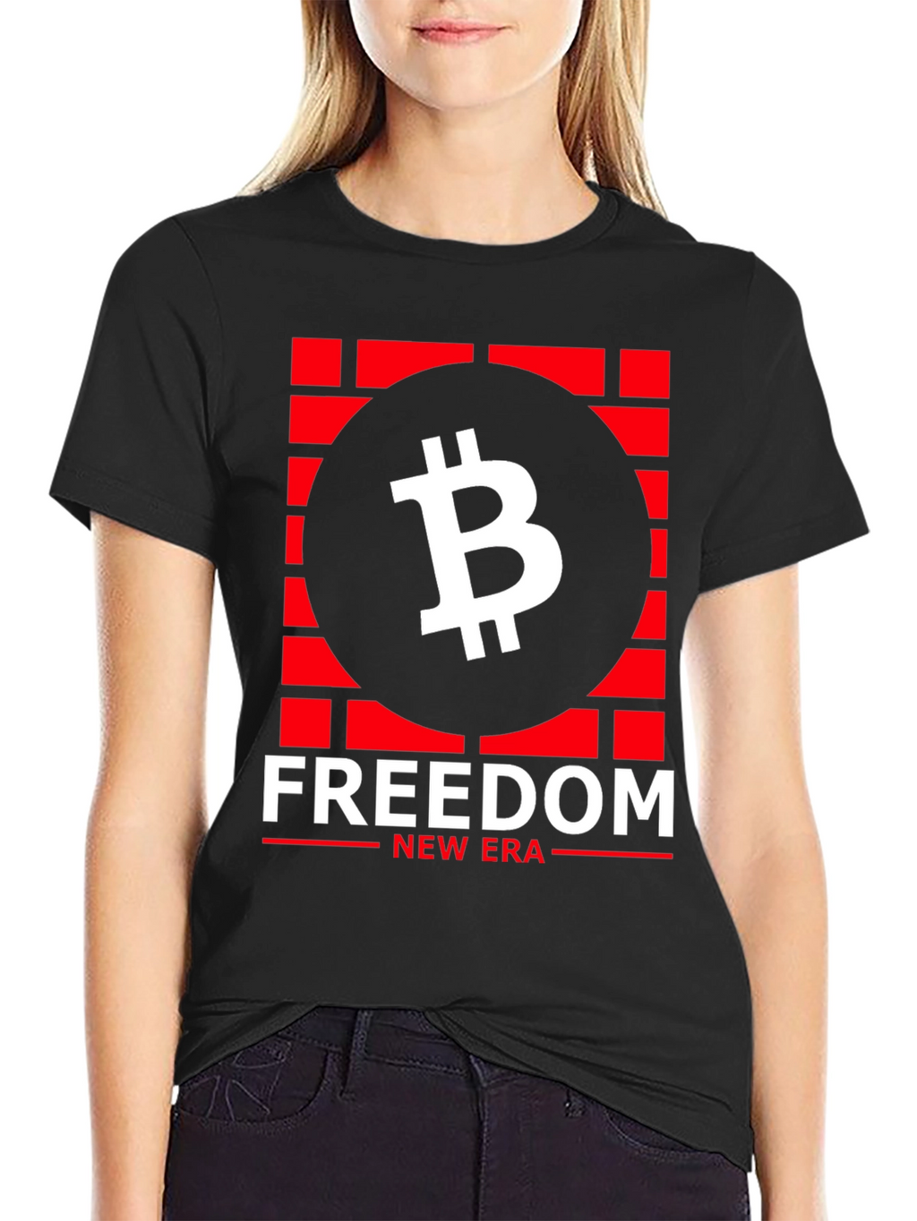 Freedom New Era Bitcoin Graphic Tee