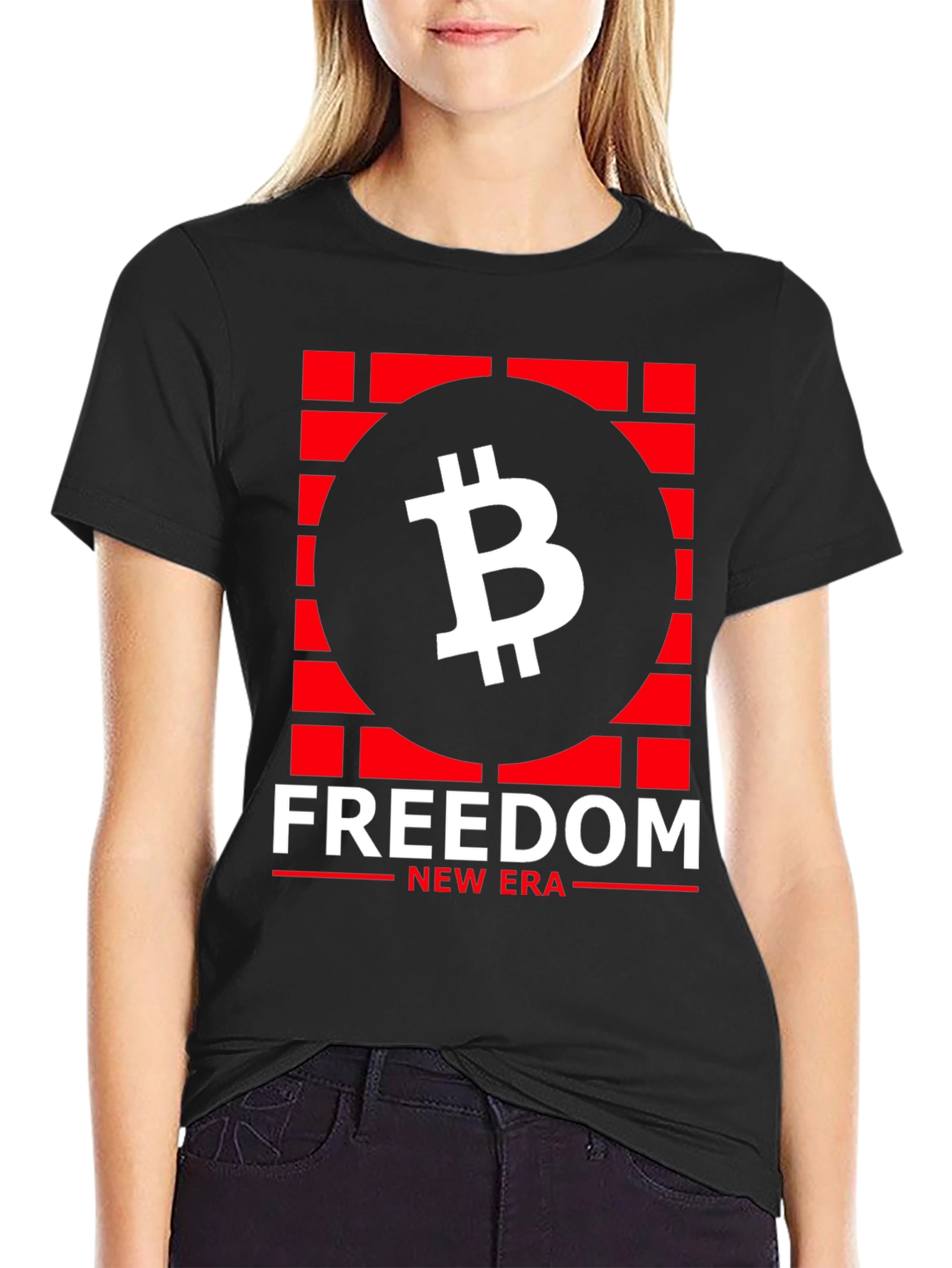 Freedom New Era Bitcoin Graphic Tee