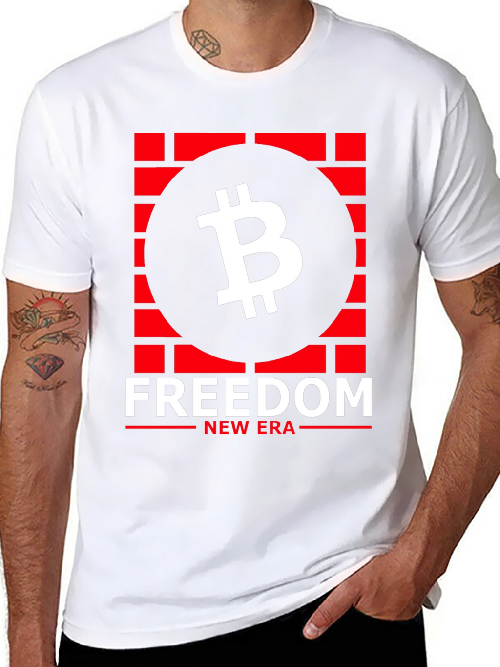 Freedom New Era Bitcoin Graphic Tee