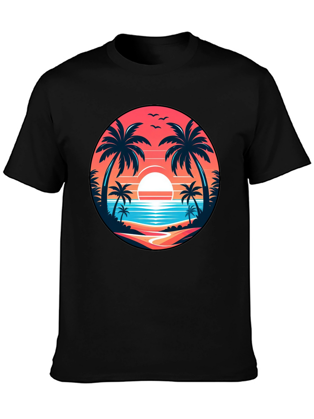 Tropical Paradise Graphic T-Shirt