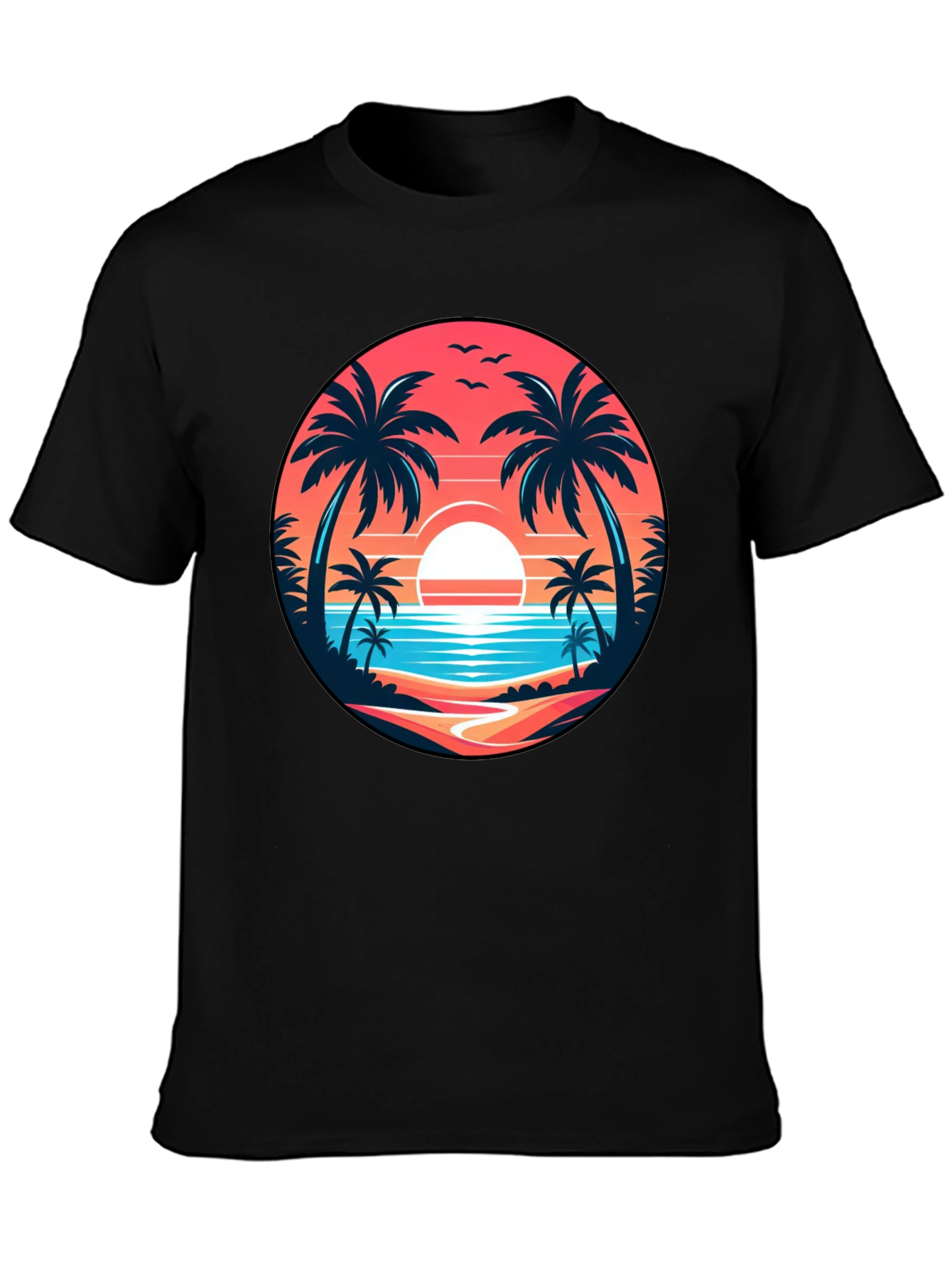 Tropical Paradise Graphic T-Shirt