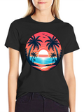 Tropical Paradise Graphic T-Shirt