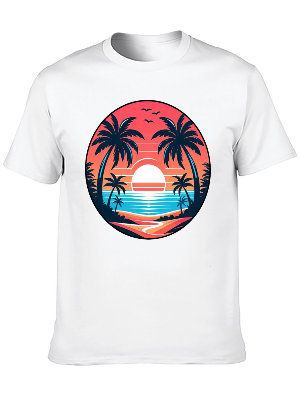 Tropical Paradise Graphic T-Shirt